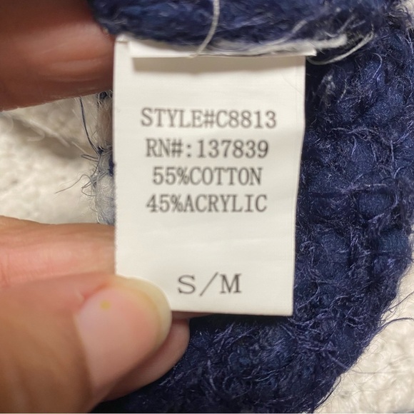 Altar’d State Sweater Women’s Size Small/Medium Stripped Cotton Blend Sweater - Picture 15 of 15